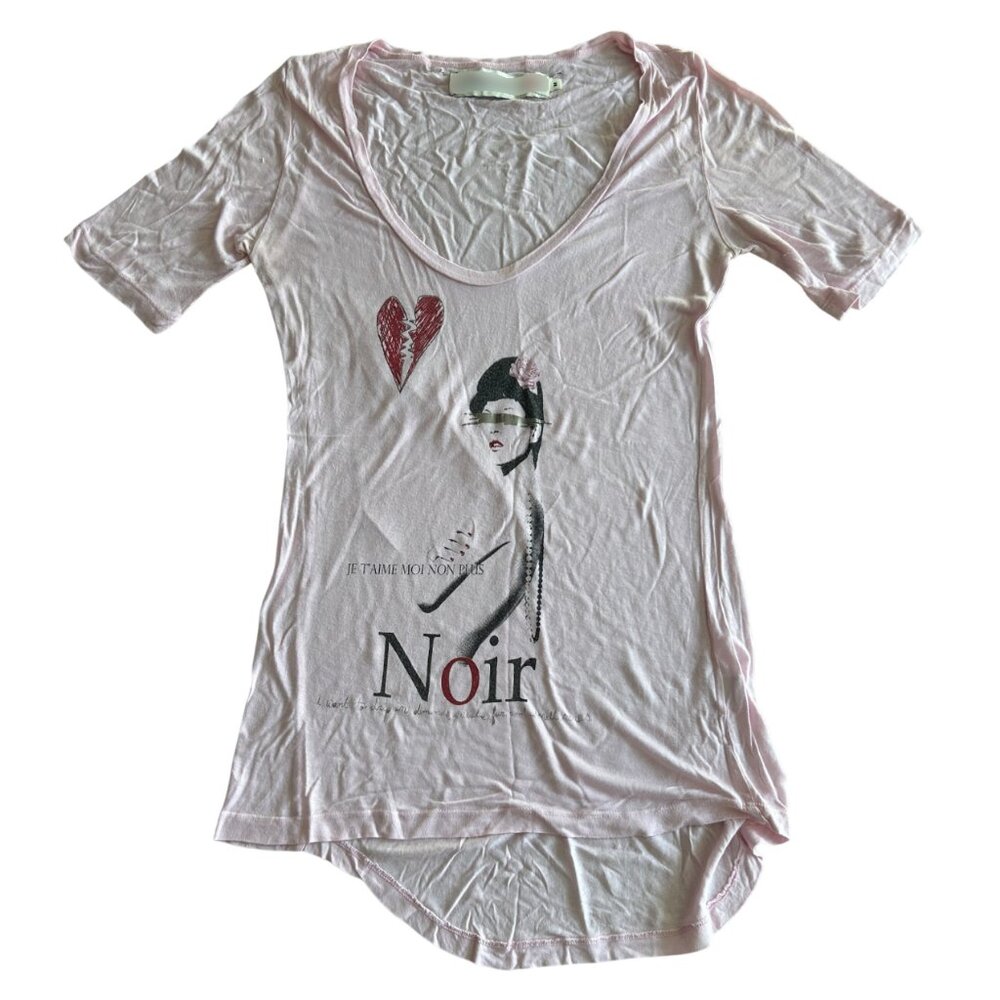 RARE Noir High-Low T-Shirt ALT ASO Alex Russo - Picture 2 of 6